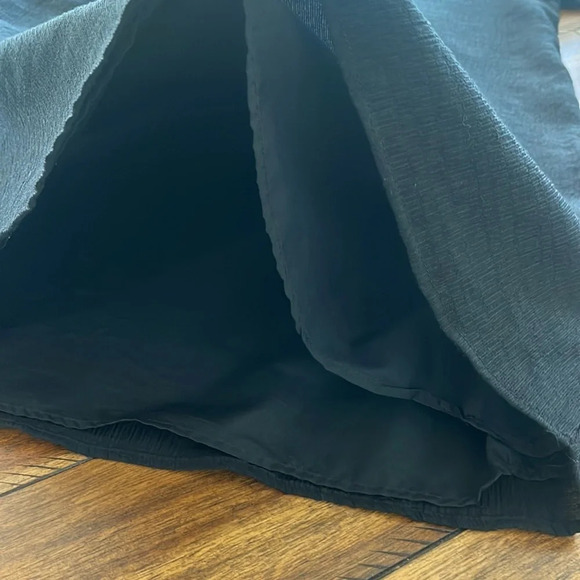 BB Dakota Steve Madden Womens Dress Black Stretch Mini V Neck Puff sz M - Picture 12 of 16